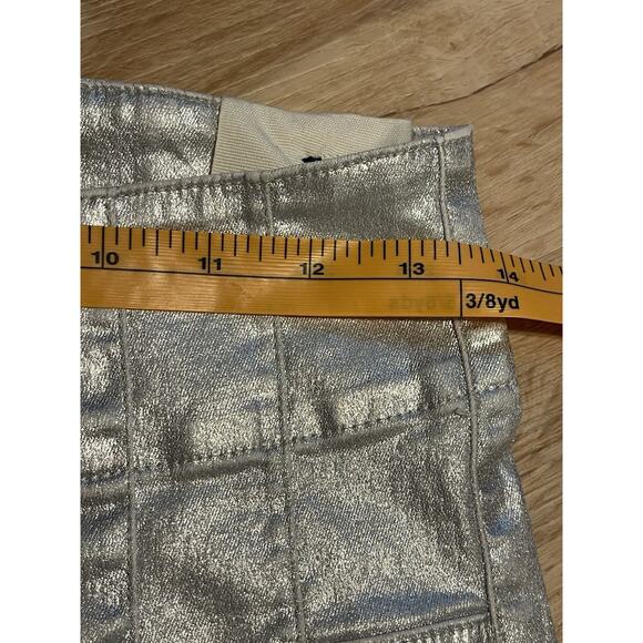 Free People NWT We The Free Jayde Flare Jeans High Rise Metallic Long Legs 29 - Picture 8 of 13